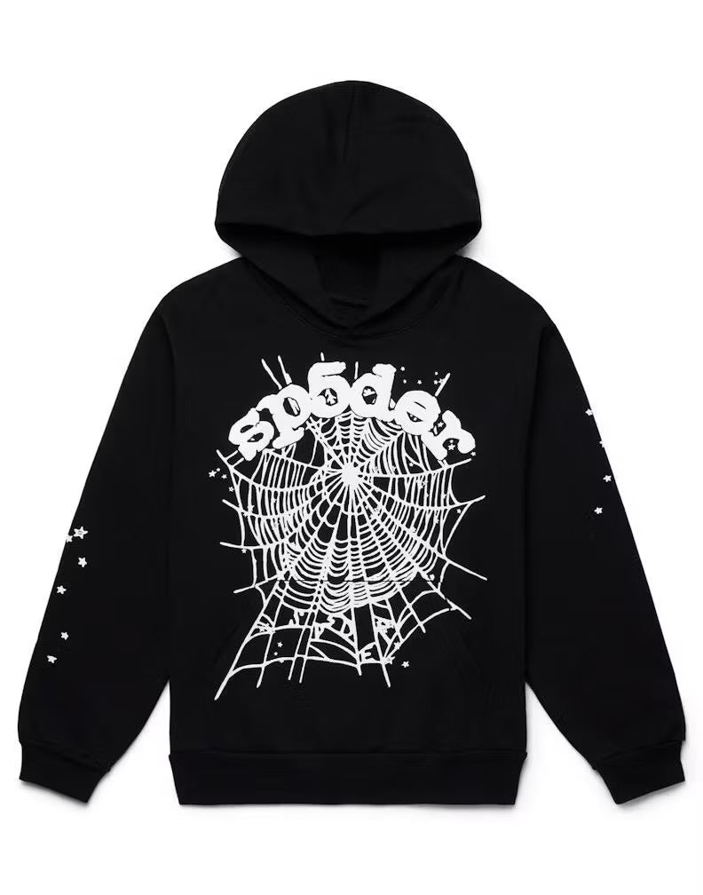 Spider Hoodie (Black and White)